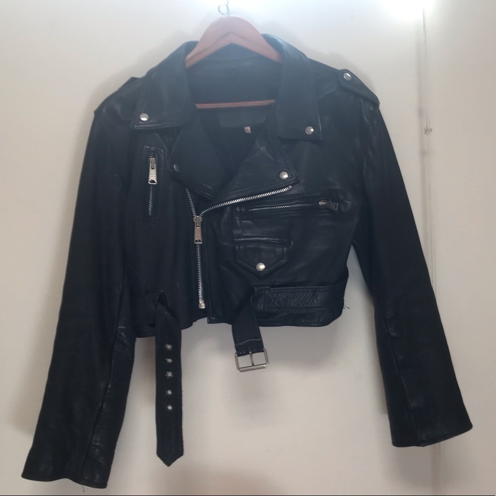Leather jacket